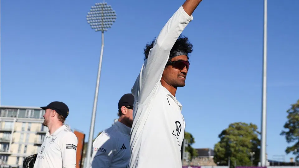 Sai Kishore Bangs Indian Test Team Doors With Sensational 5-Wicket Haul In County